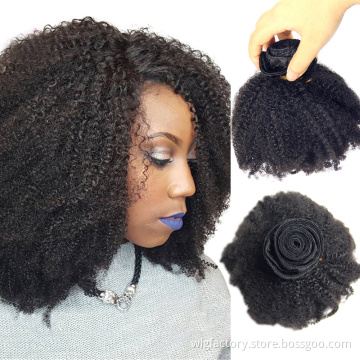 China Supplier best quality 100% raw material hair, human 4c mongolian afro kinky curly virgin hair